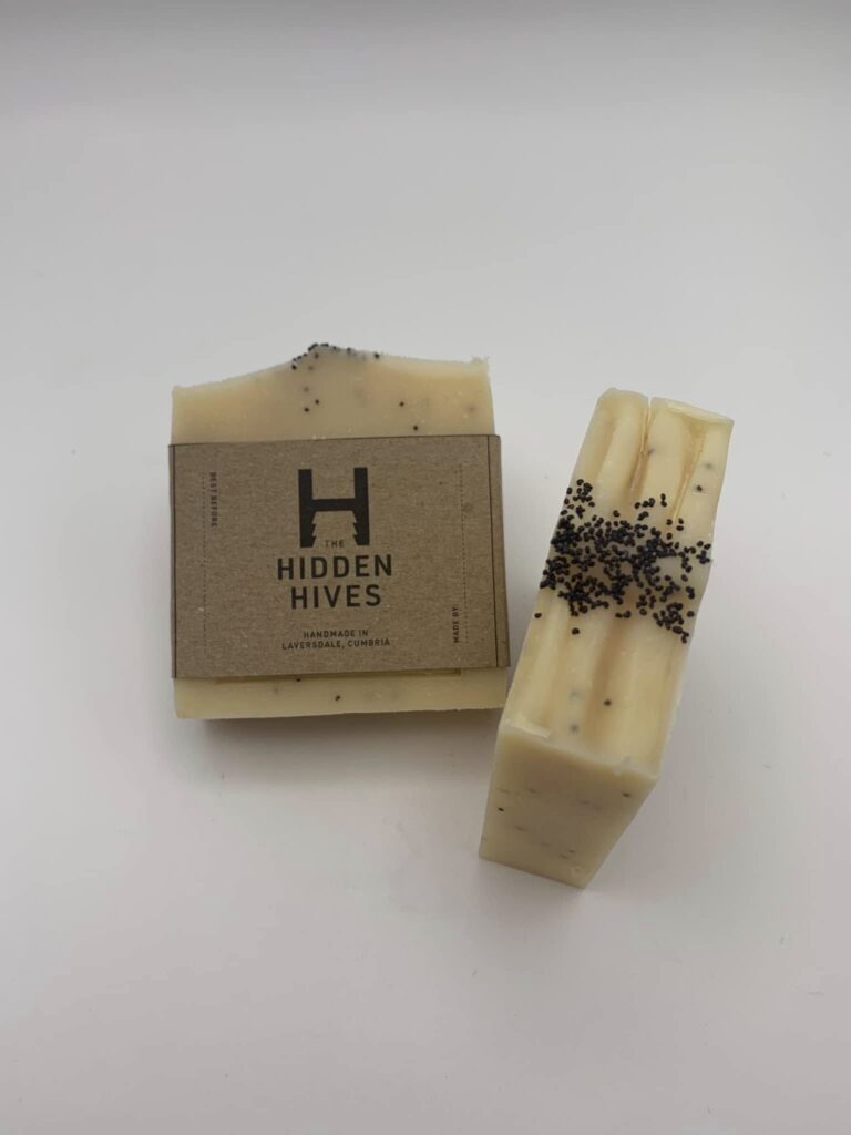 Peppermint & Poppy Seed Soap