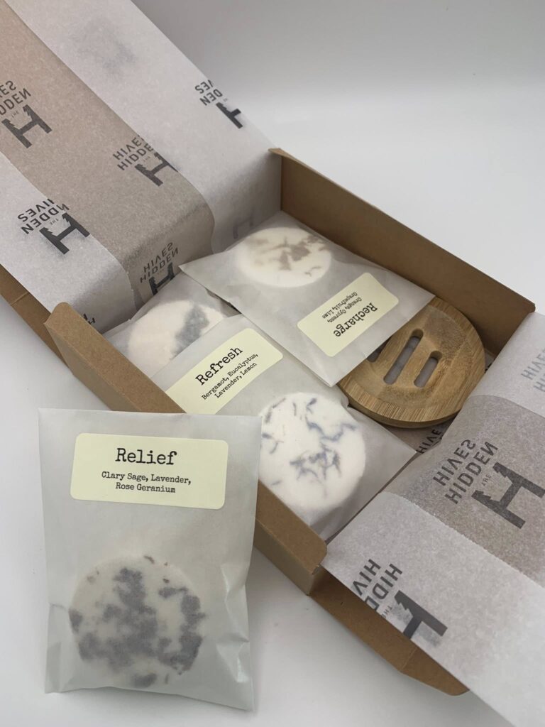 Shower Steamer Gift Box (Bamboo Tray)